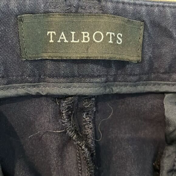 Talbots Navy High Waist Straight Leg Pants - Picture 7 of 10